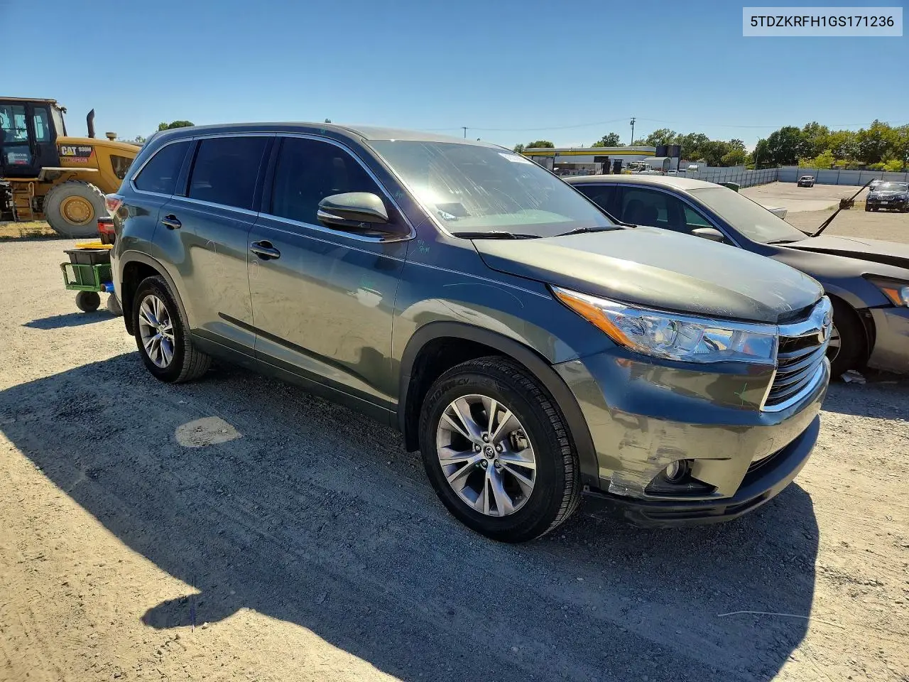 2016 Toyota Highlander Le Plus VIN: 5TDZKRFH1GS171236 Lot: 61033986
