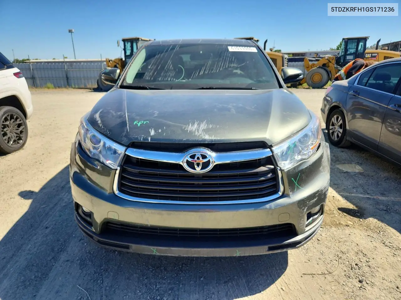 2016 Toyota Highlander Le Plus VIN: 5TDZKRFH1GS171236 Lot: 61033986