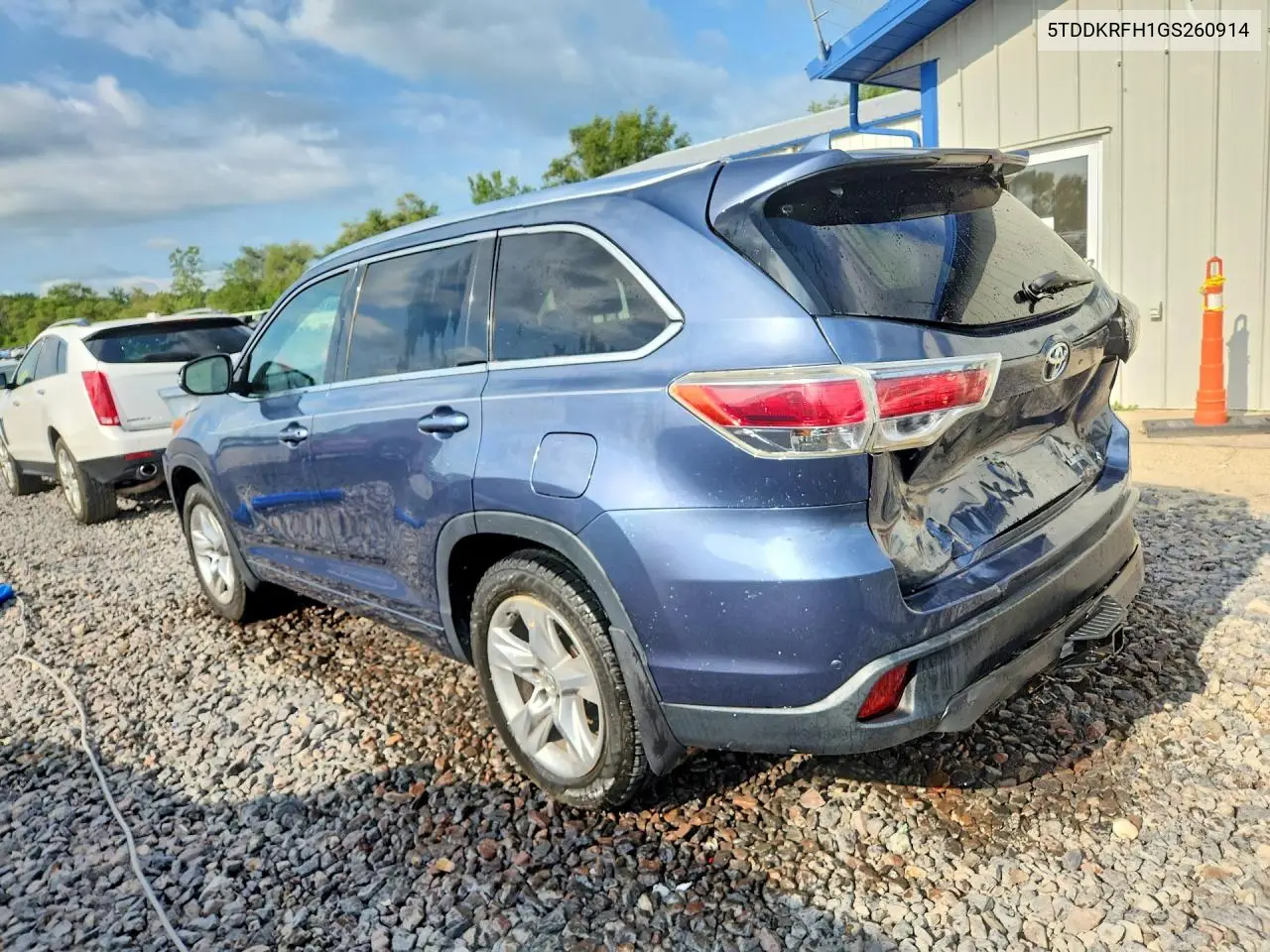 2016 Toyota Highlander Limited VIN: 5TDDKRFH1GS260914 Lot: 62077936
