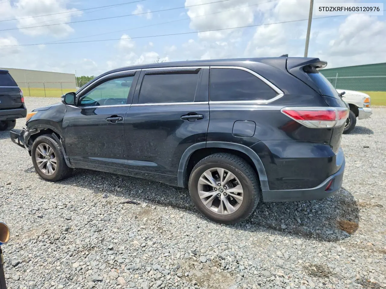 2016 Toyota Highlander Le Plus VIN: 5TDZKRFH6GS120976 Lot: 62385216