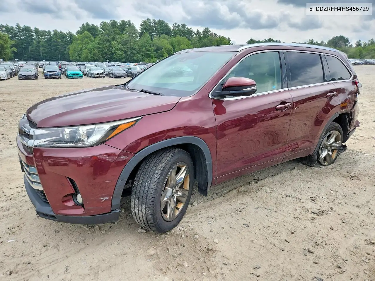 2017 Toyota Highlander Limited Platinum VIN: 5TDDZRFH4HS456729 Lot: 61222216