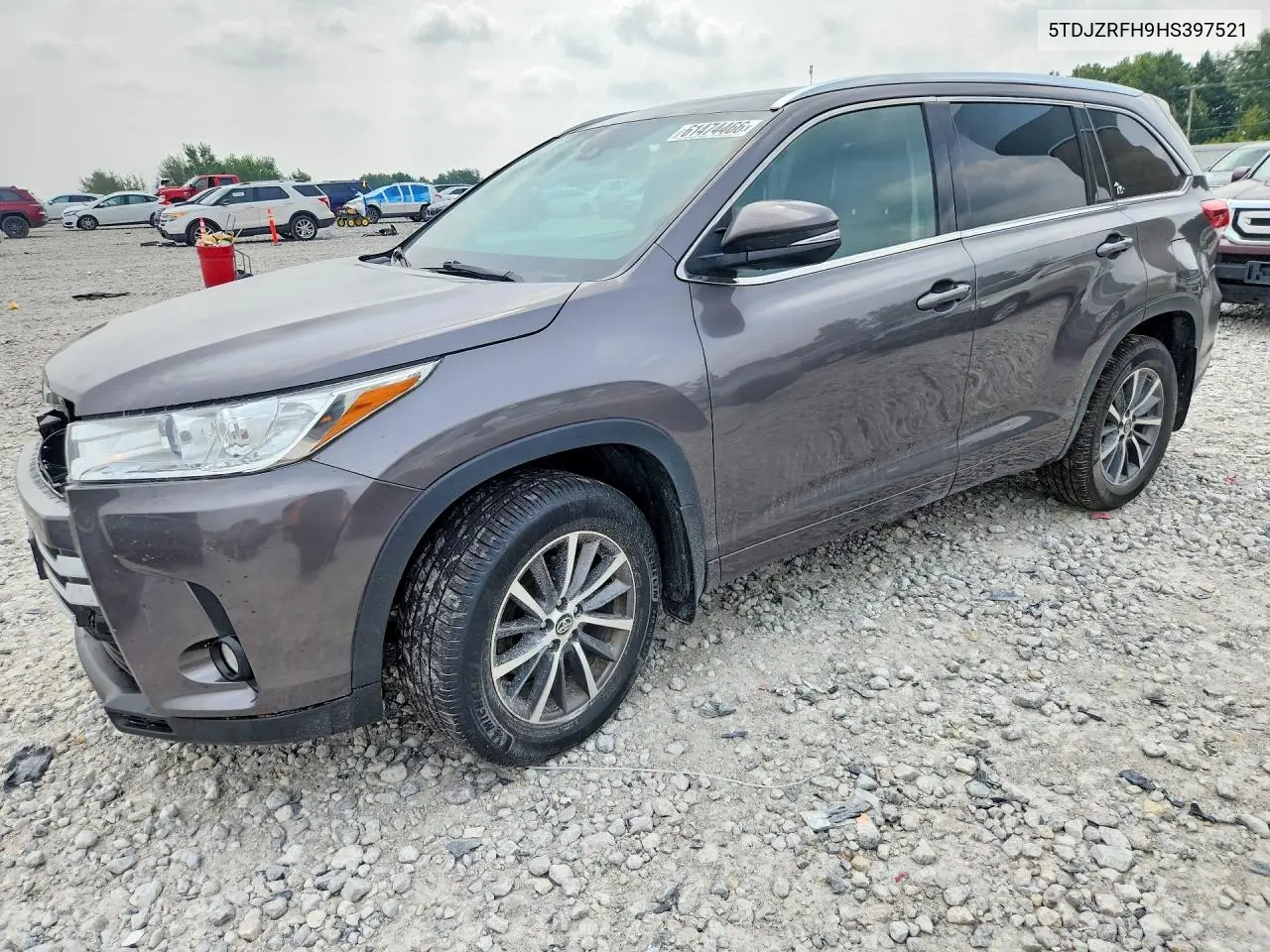 2017 Toyota Highlander Xle VIN: 5TDJZRFH9HS397521 Lot: 61474466