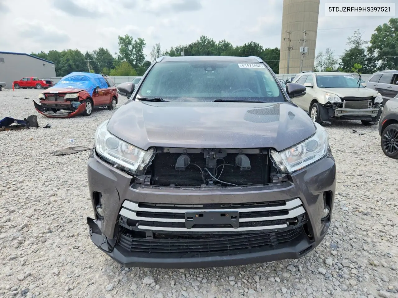 2017 Toyota Highlander Xle VIN: 5TDJZRFH9HS397521 Lot: 61474466
