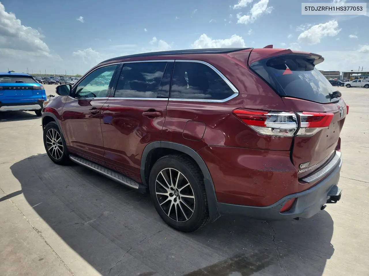 2017 Toyota Highlander Se VIN: 5TDJZRFH1HS377053 Lot: 61543686
