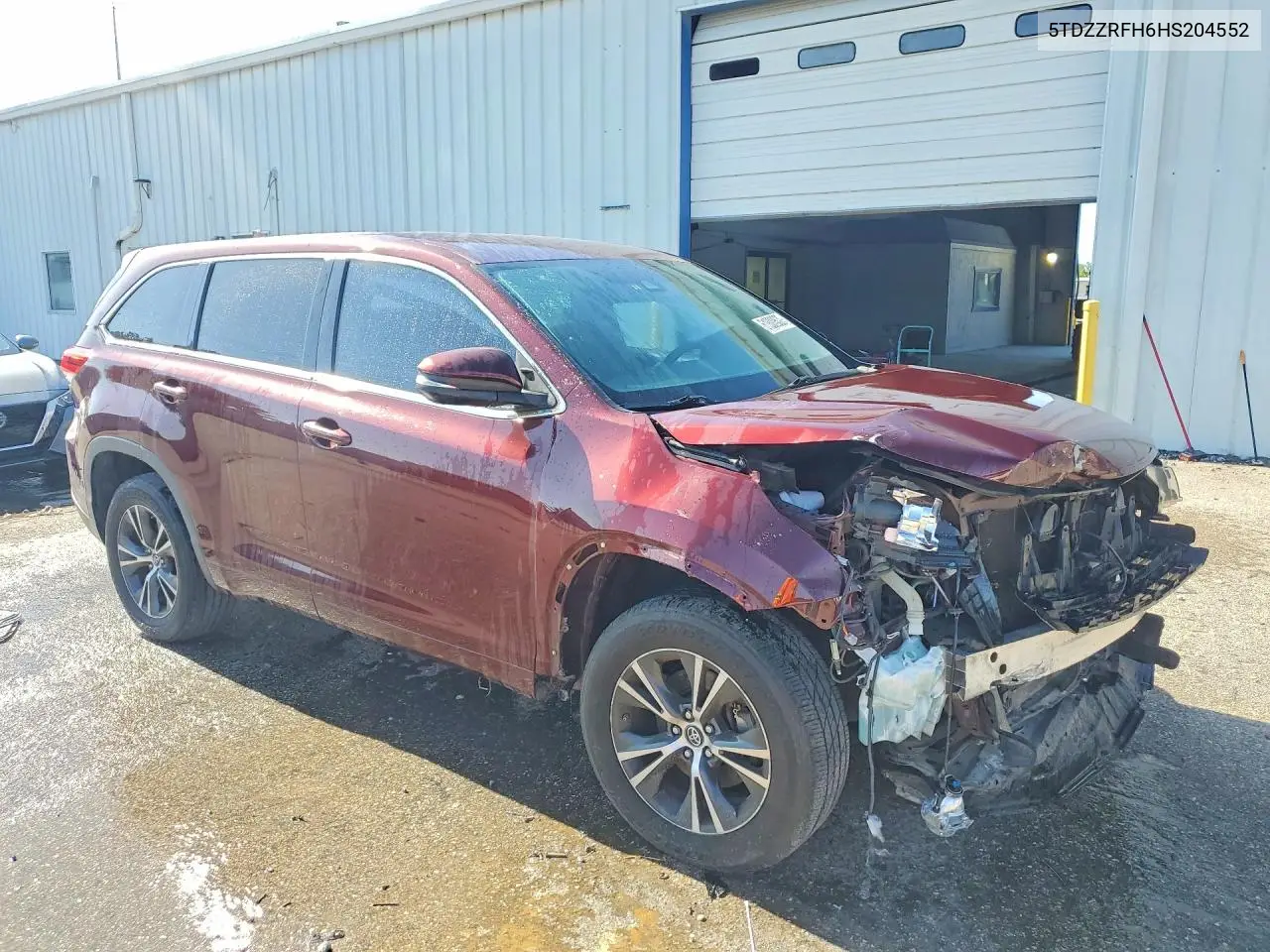 2017 Toyota Highlander Le Plus VIN: 5TDZZRFH6HS204552 Lot: 61800636