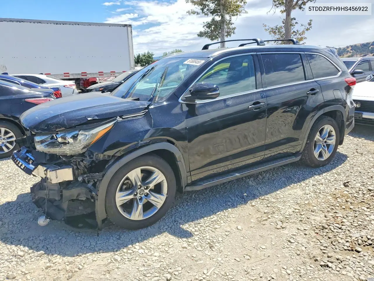 2017 Toyota Highlander Limited VIN: 5TDDZRFH9HS456922 Lot: 61888466