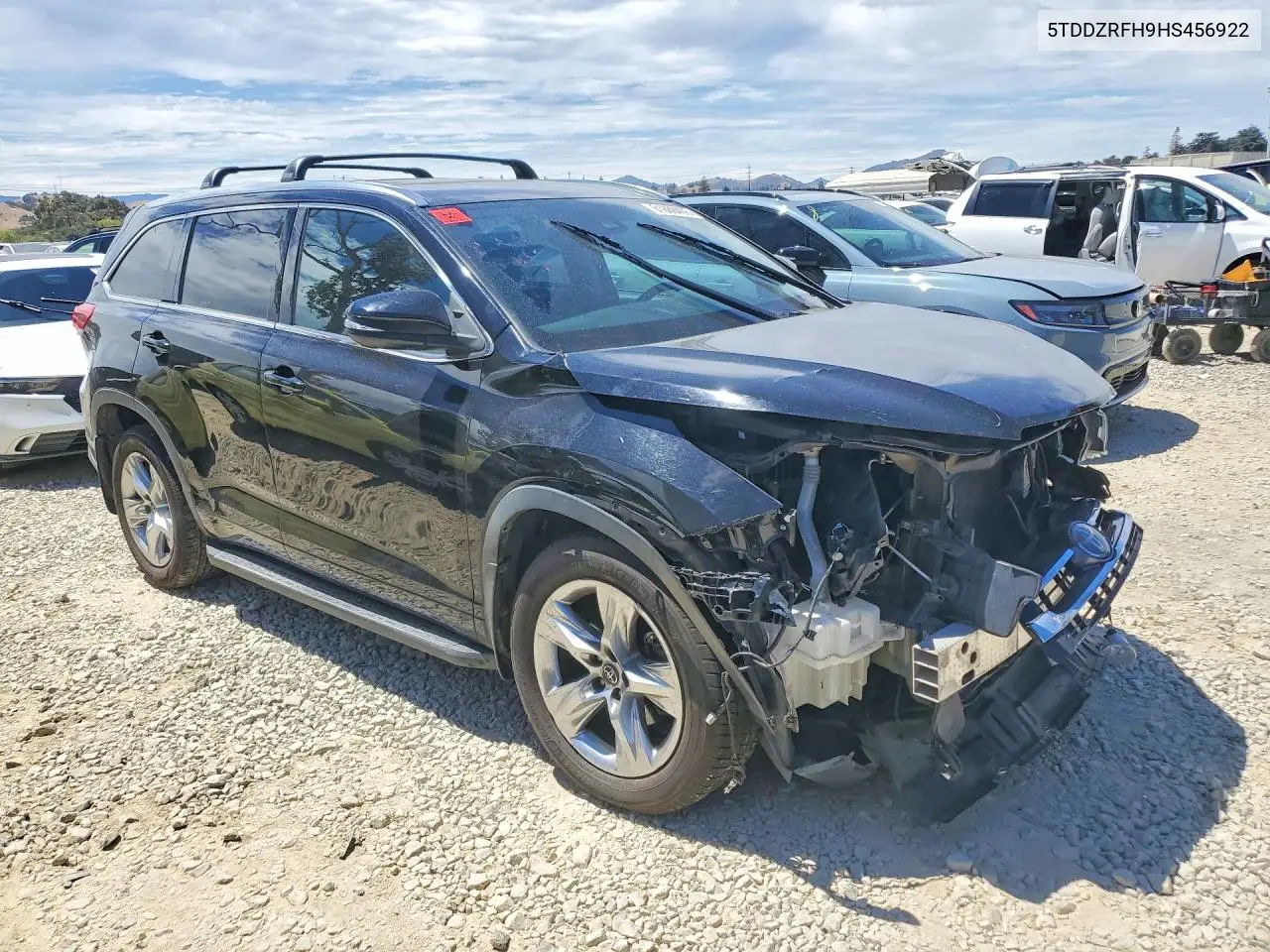 2017 Toyota Highlander Limited VIN: 5TDDZRFH9HS456922 Lot: 61888466