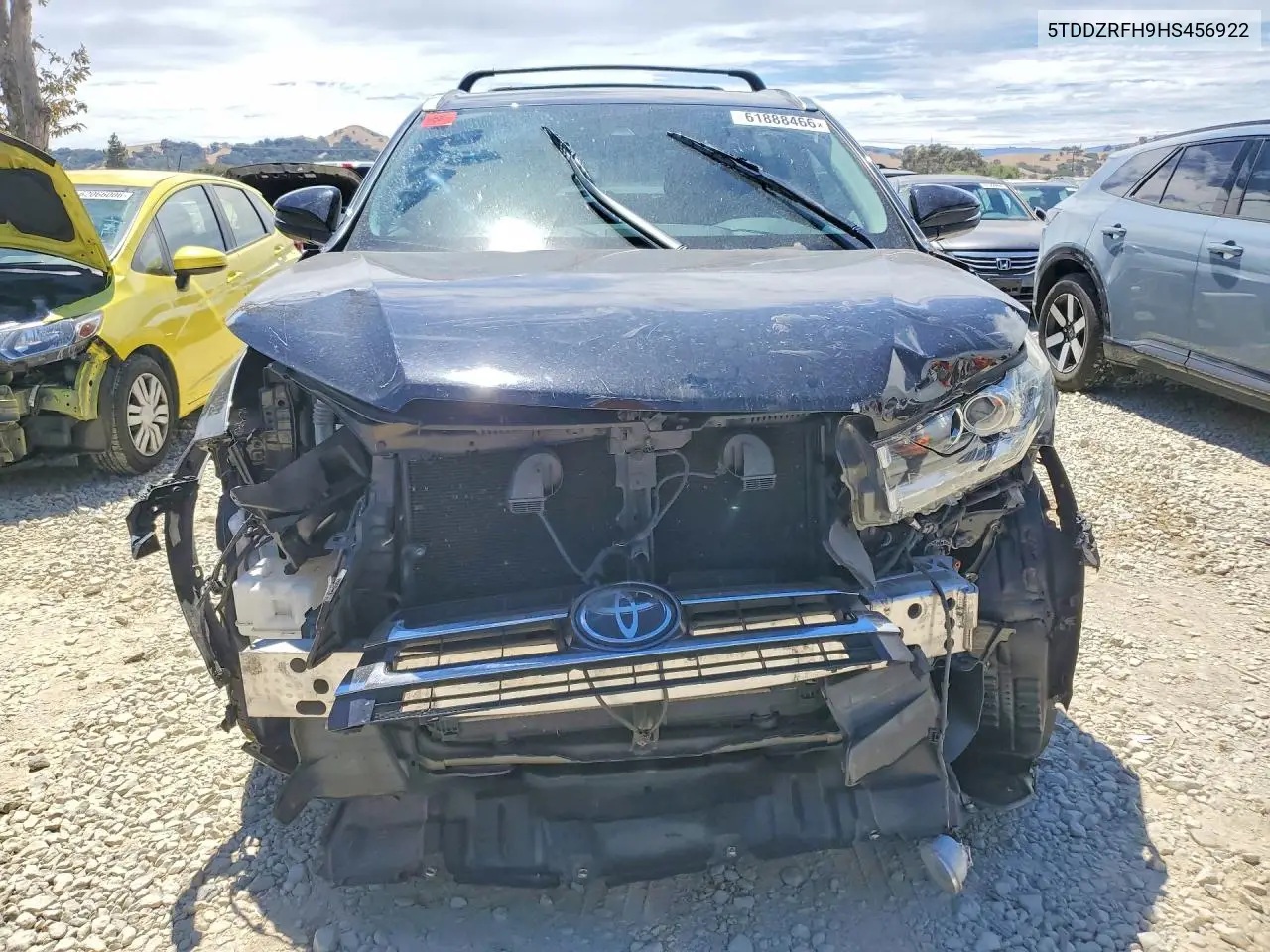 2017 Toyota Highlander Limited VIN: 5TDDZRFH9HS456922 Lot: 61888466