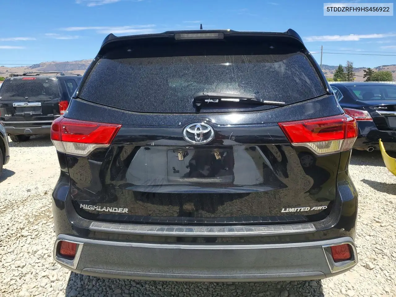 2017 Toyota Highlander Limited VIN: 5TDDZRFH9HS456922 Lot: 61888466