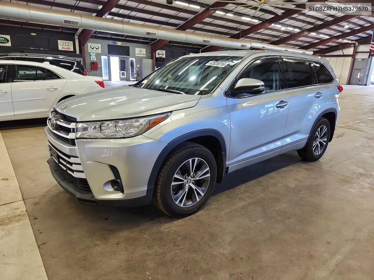 2017 Toyota Highlander Le VIN: 5TDBZRFH7HS379670 Lot: 62028316