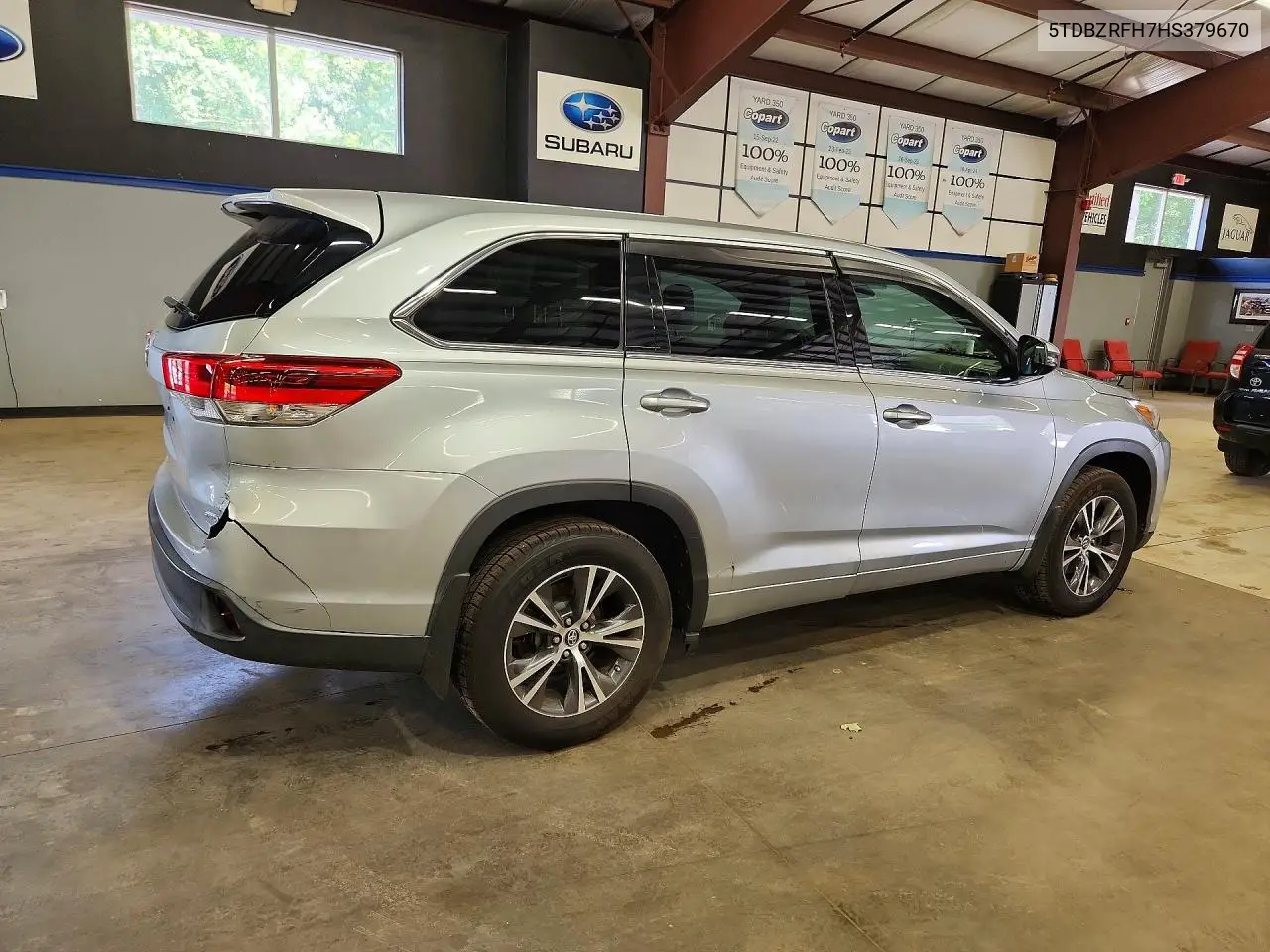 2017 Toyota Highlander Le VIN: 5TDBZRFH7HS379670 Lot: 62028316