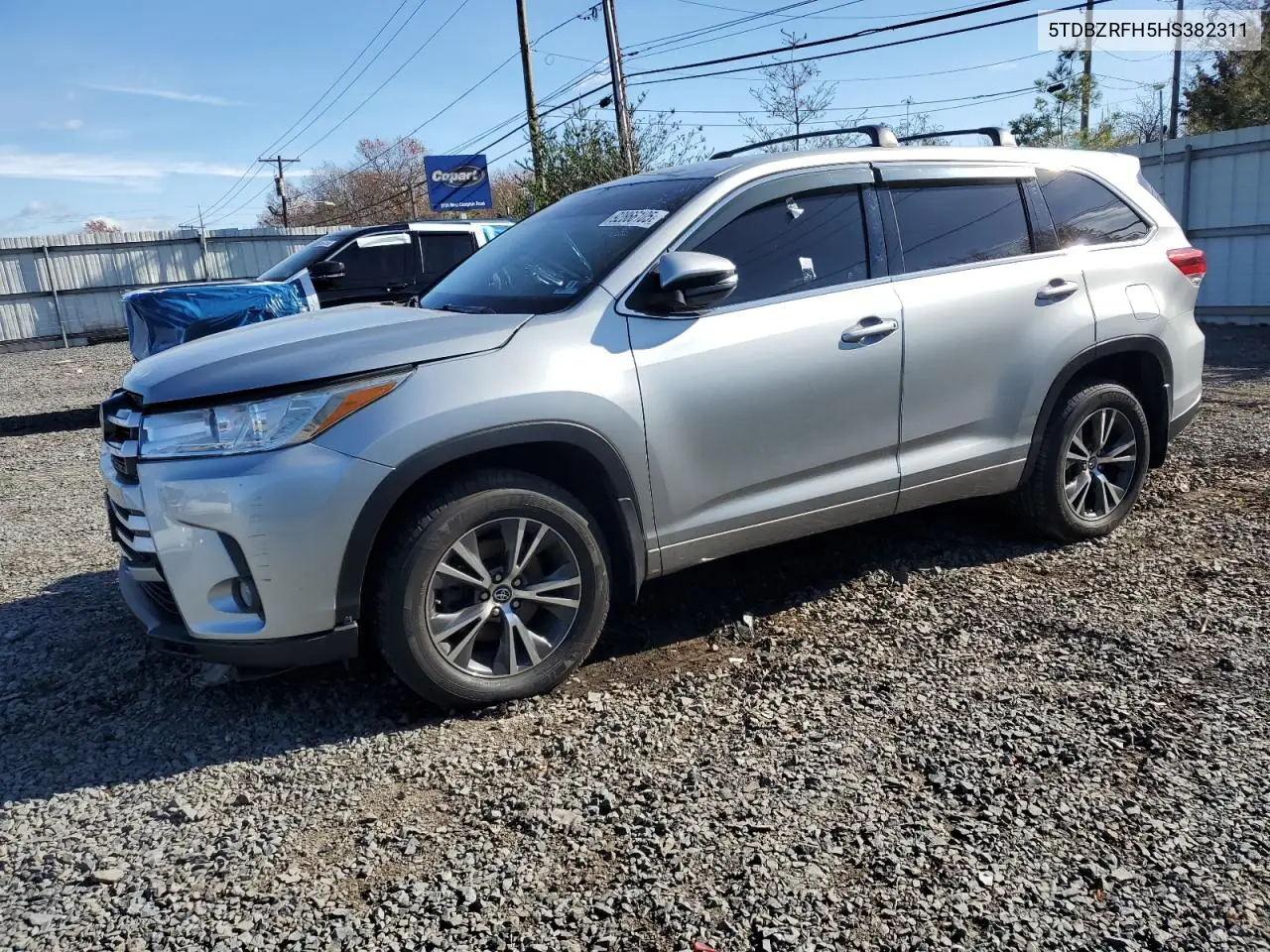 5TDBZRFH5HS382311 2017 Toyota Highlander Le