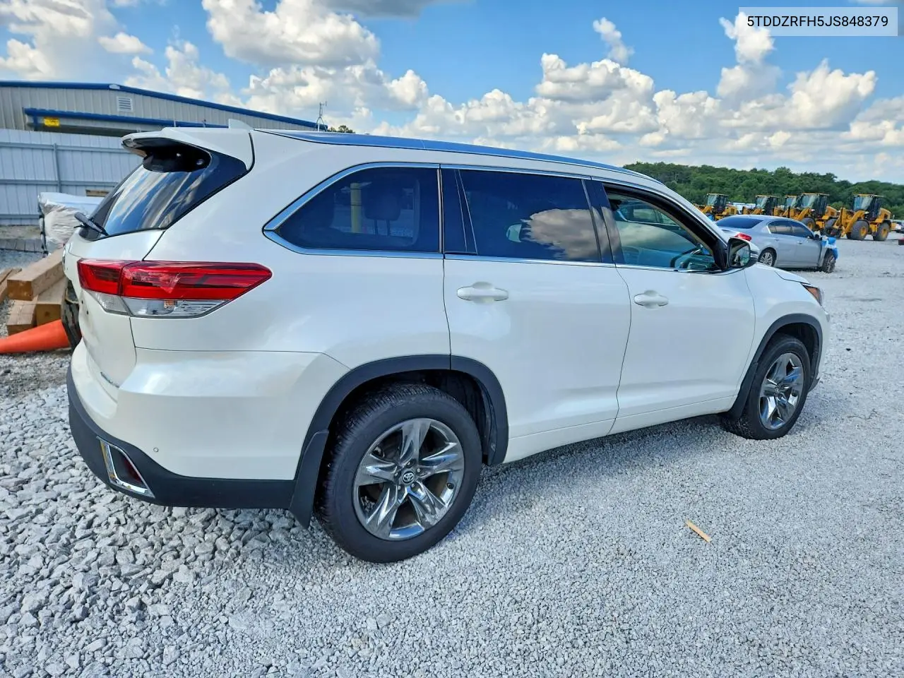 2018 Toyota Highlander Limited Platinum VIN: 5TDDZRFH5JS848379 Lot: 61790546