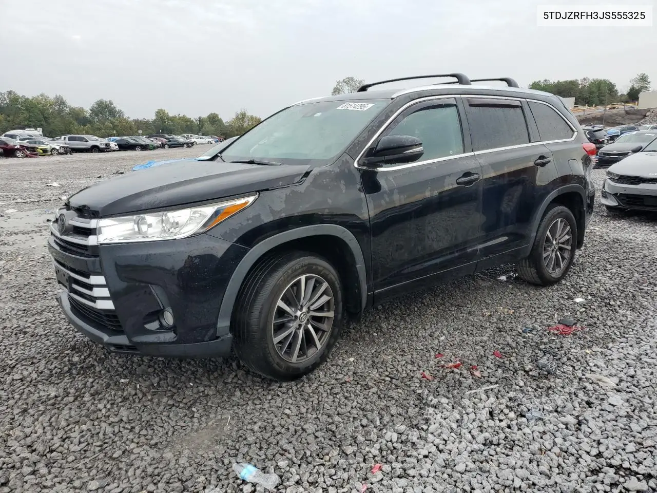 5TDJZRFH3JS555325 2018 Toyota Highlander Xle