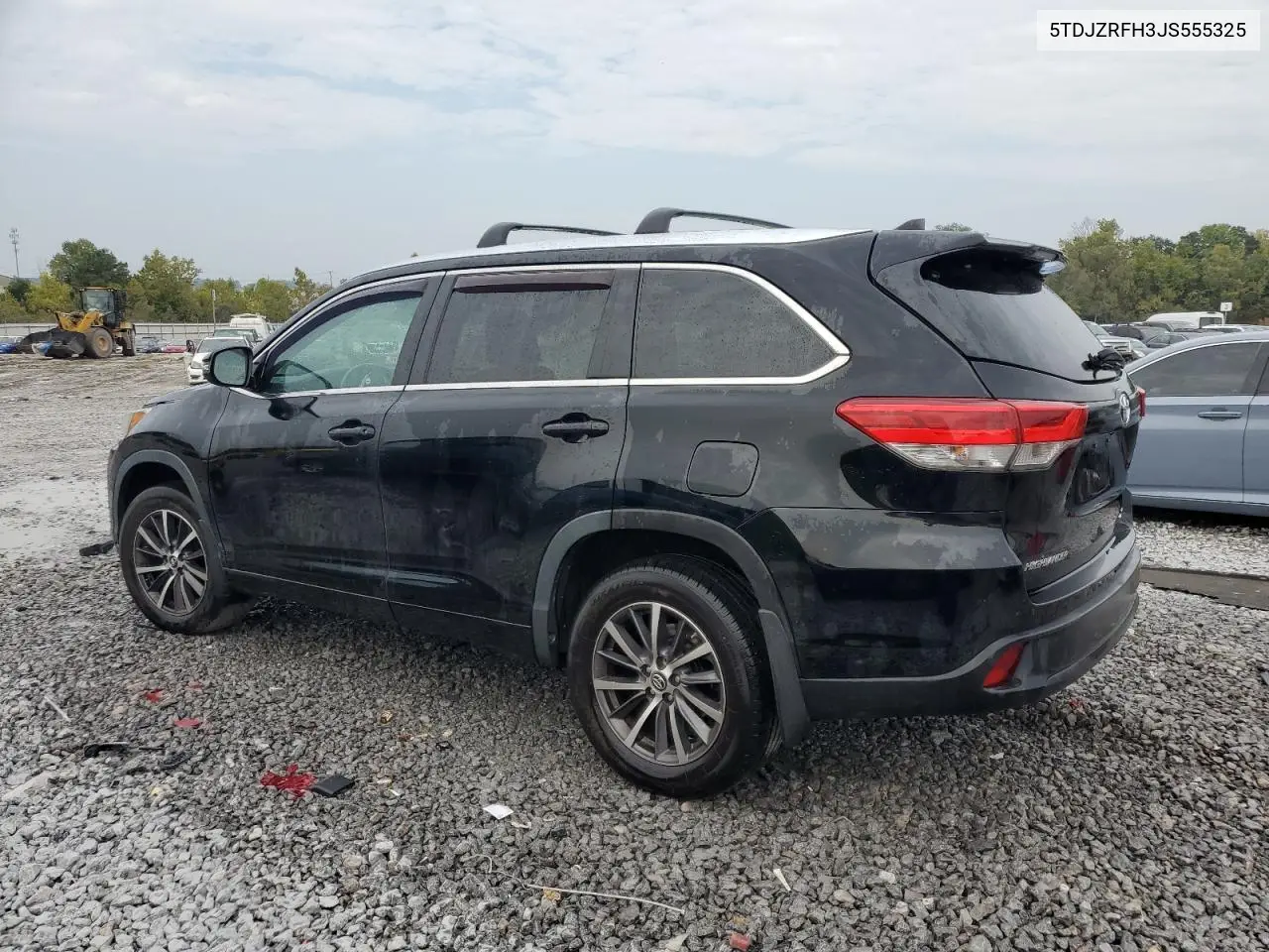 5TDJZRFH3JS555325 2018 Toyota Highlander Xle