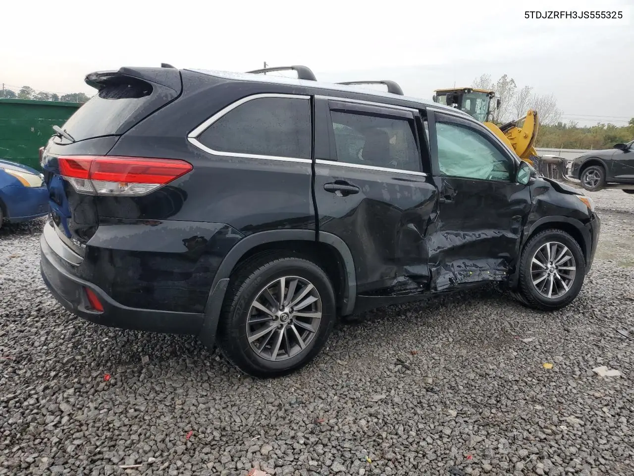 5TDJZRFH3JS555325 2018 Toyota Highlander Xle