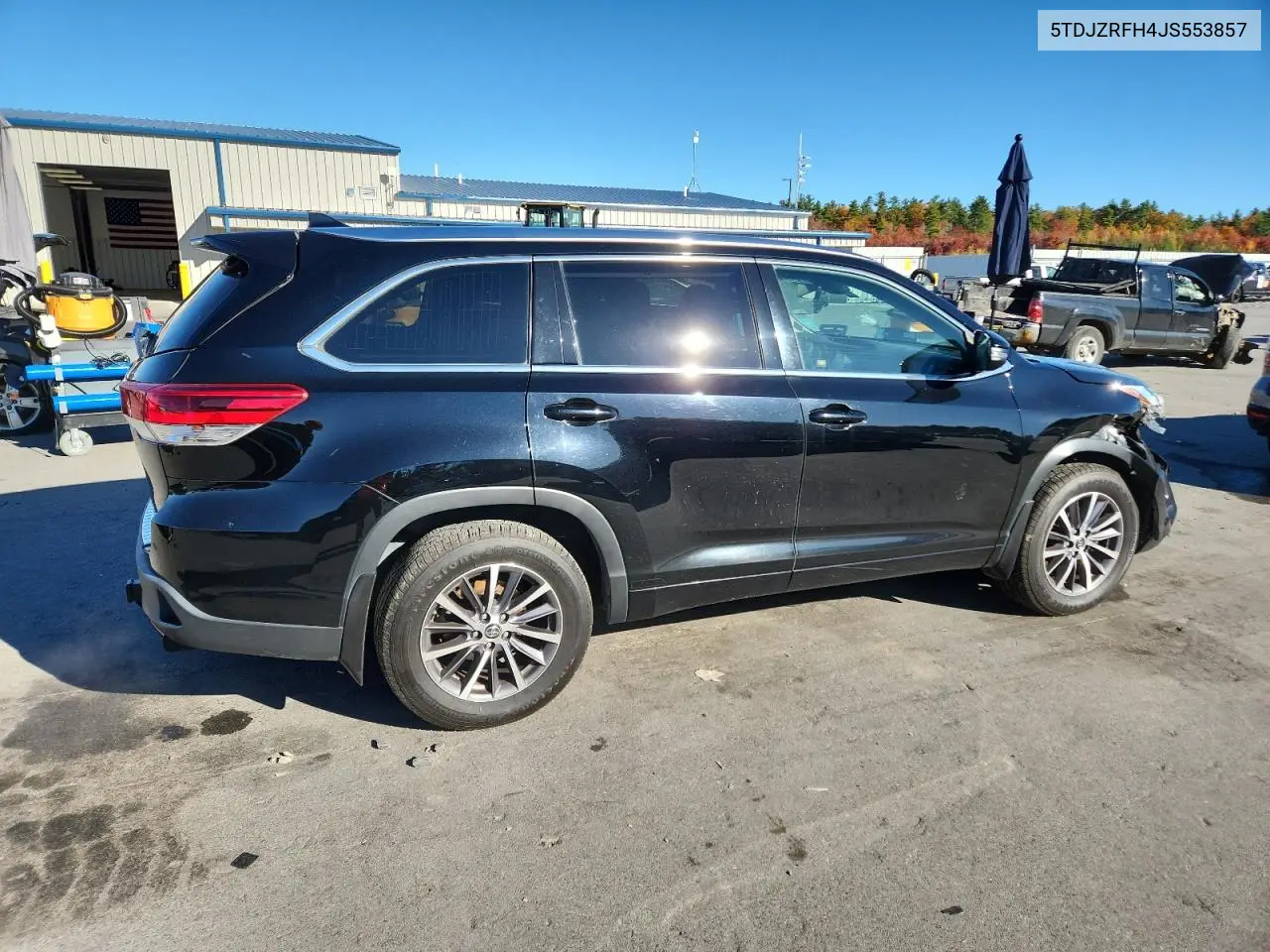 5TDJZRFH4JS553857 2018 Toyota Highlander Se