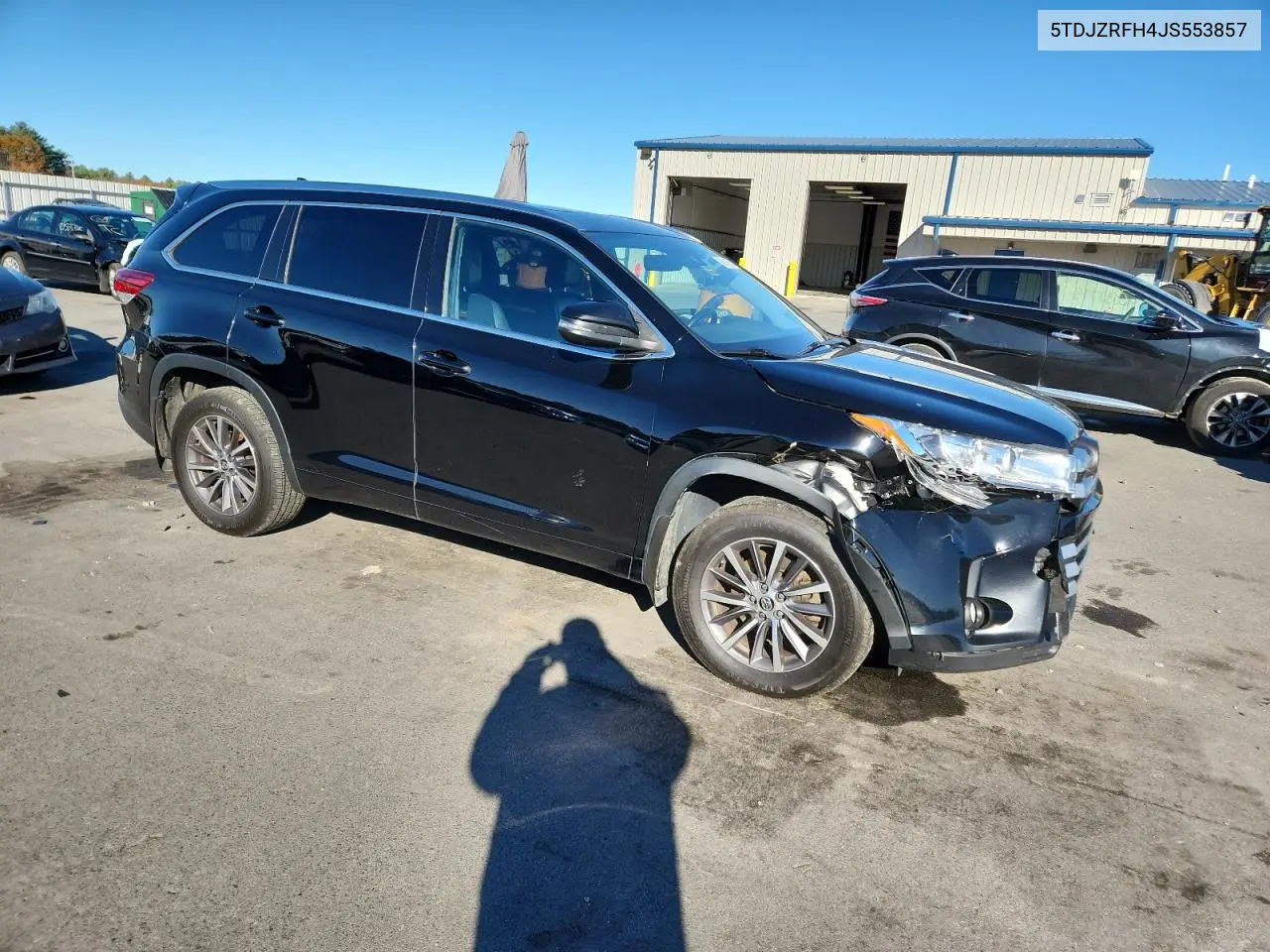 5TDJZRFH4JS553857 2018 Toyota Highlander Se