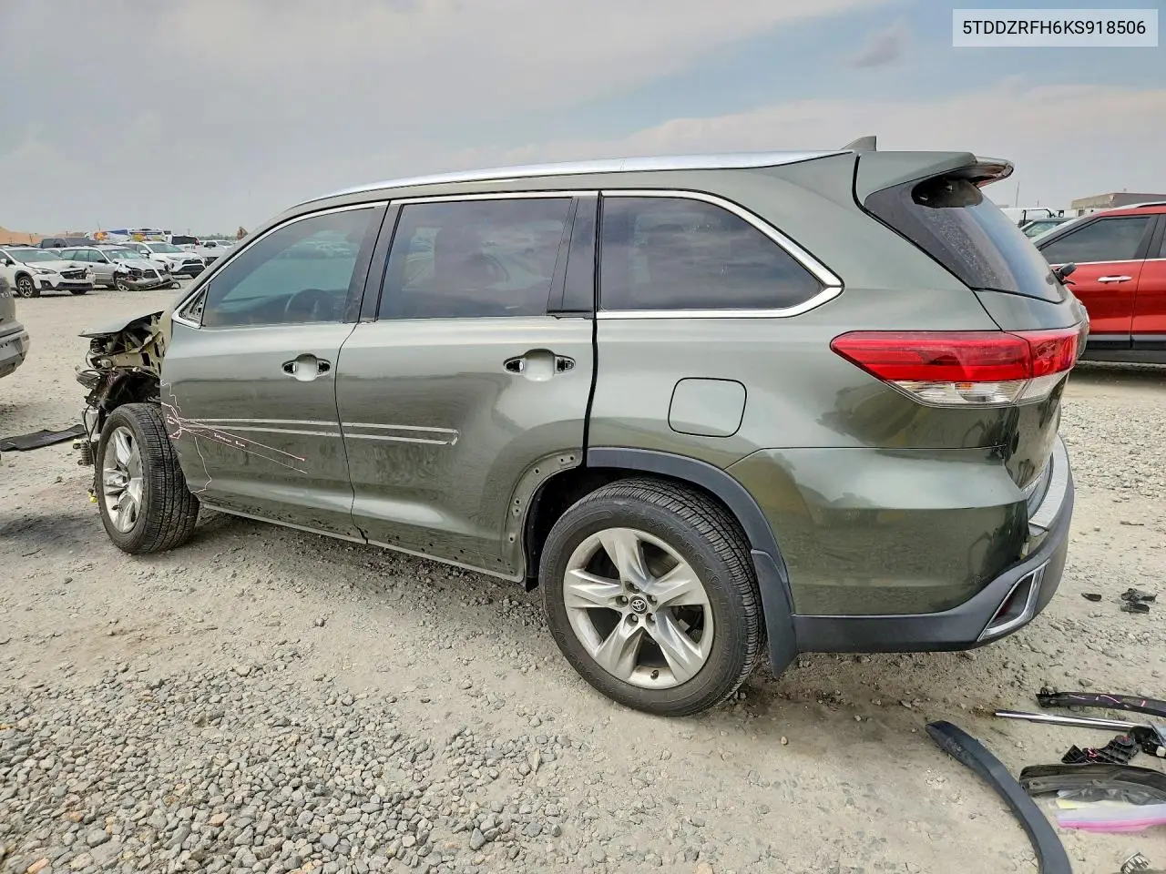 2019 Toyota Highlander Limited VIN: 5TDDZRFH6KS918506 Lot: 58240316