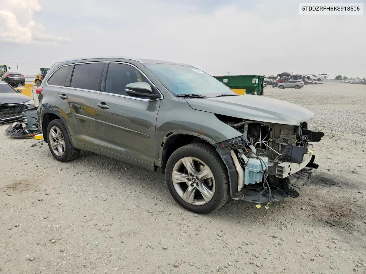 2019 Toyota Highlander Limited VIN: 5TDDZRFH6KS918506 Lot: 58240316