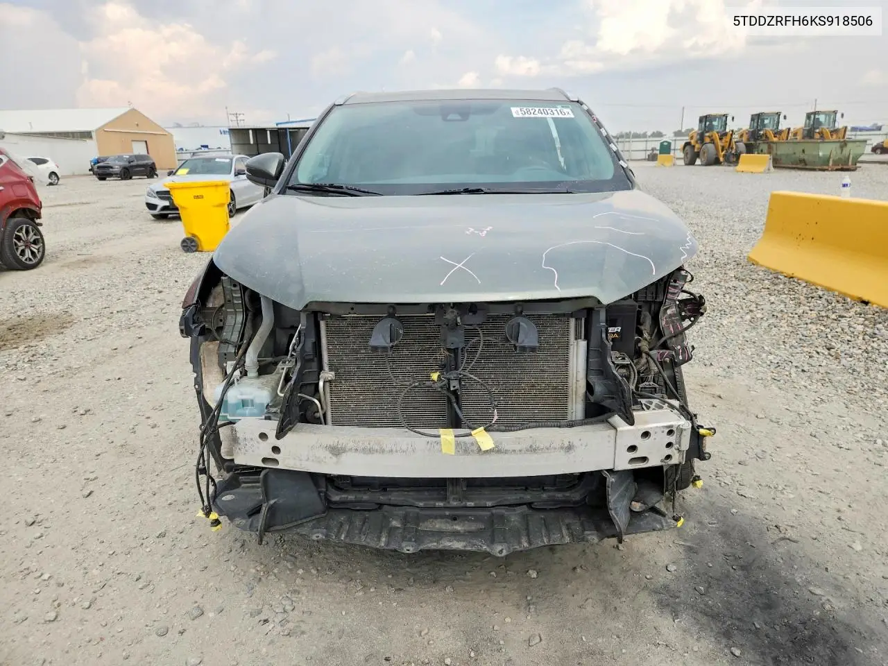 2019 Toyota Highlander Limited VIN: 5TDDZRFH6KS918506 Lot: 58240316