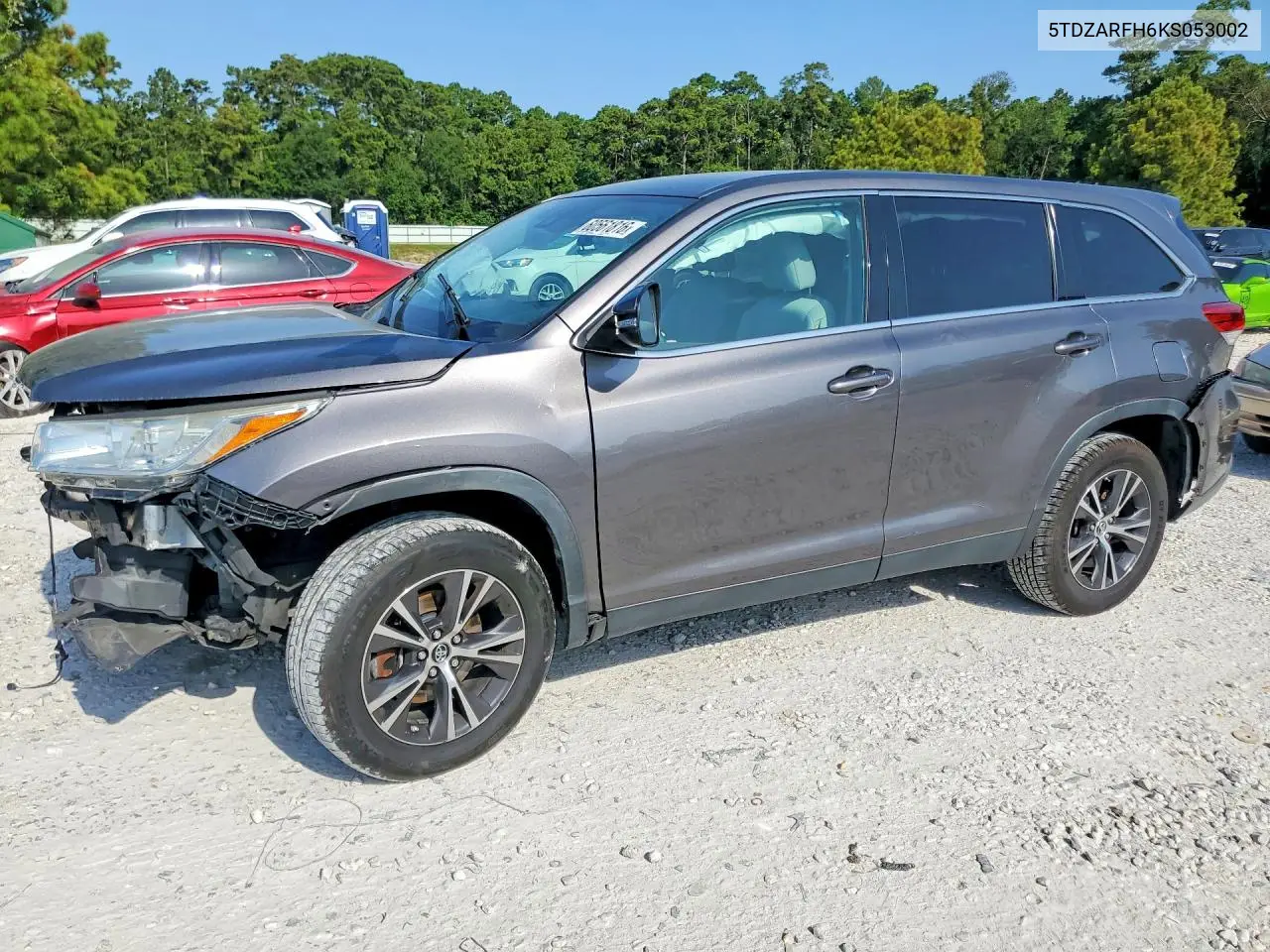 2019 Toyota Highlander Le VIN: 5TDZARFH6KS053002 Lot: 60561816