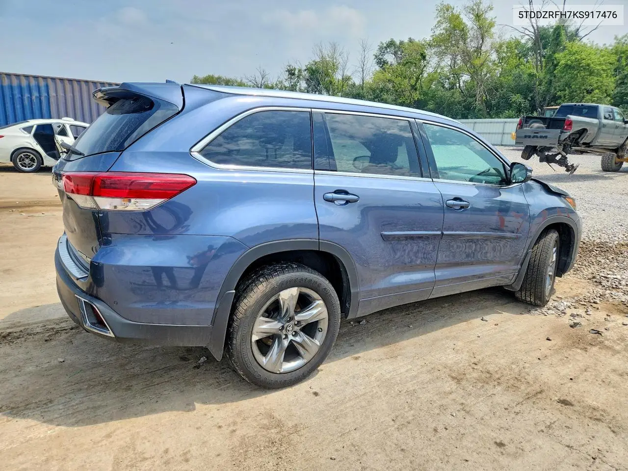 2019 Toyota Highlander Limited Platinum VIN: 5TDDZRFH7KS917476 Lot: 61551636