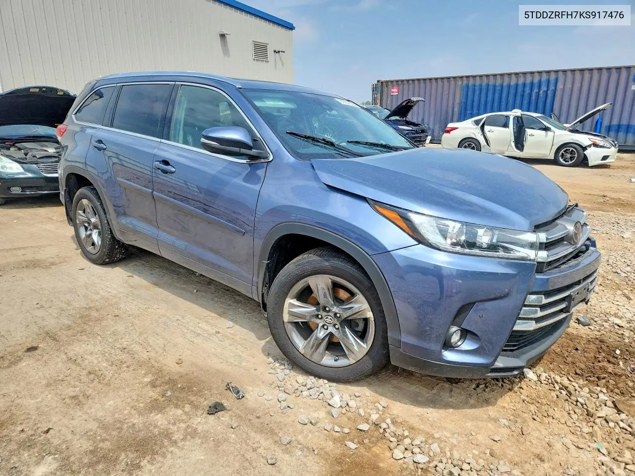 2019 Toyota Highlander Limited Platinum VIN: 5TDDZRFH7KS917476 Lot: 61551636