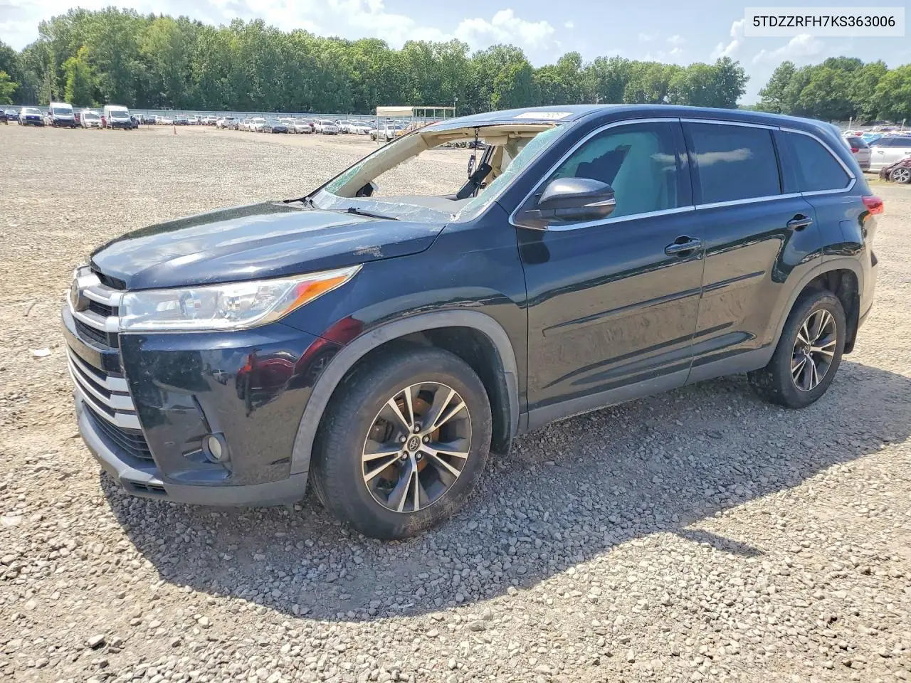 2019 Toyota Highlander Le Plus VIN: 5TDZZRFH7KS363006 Lot: 61777636