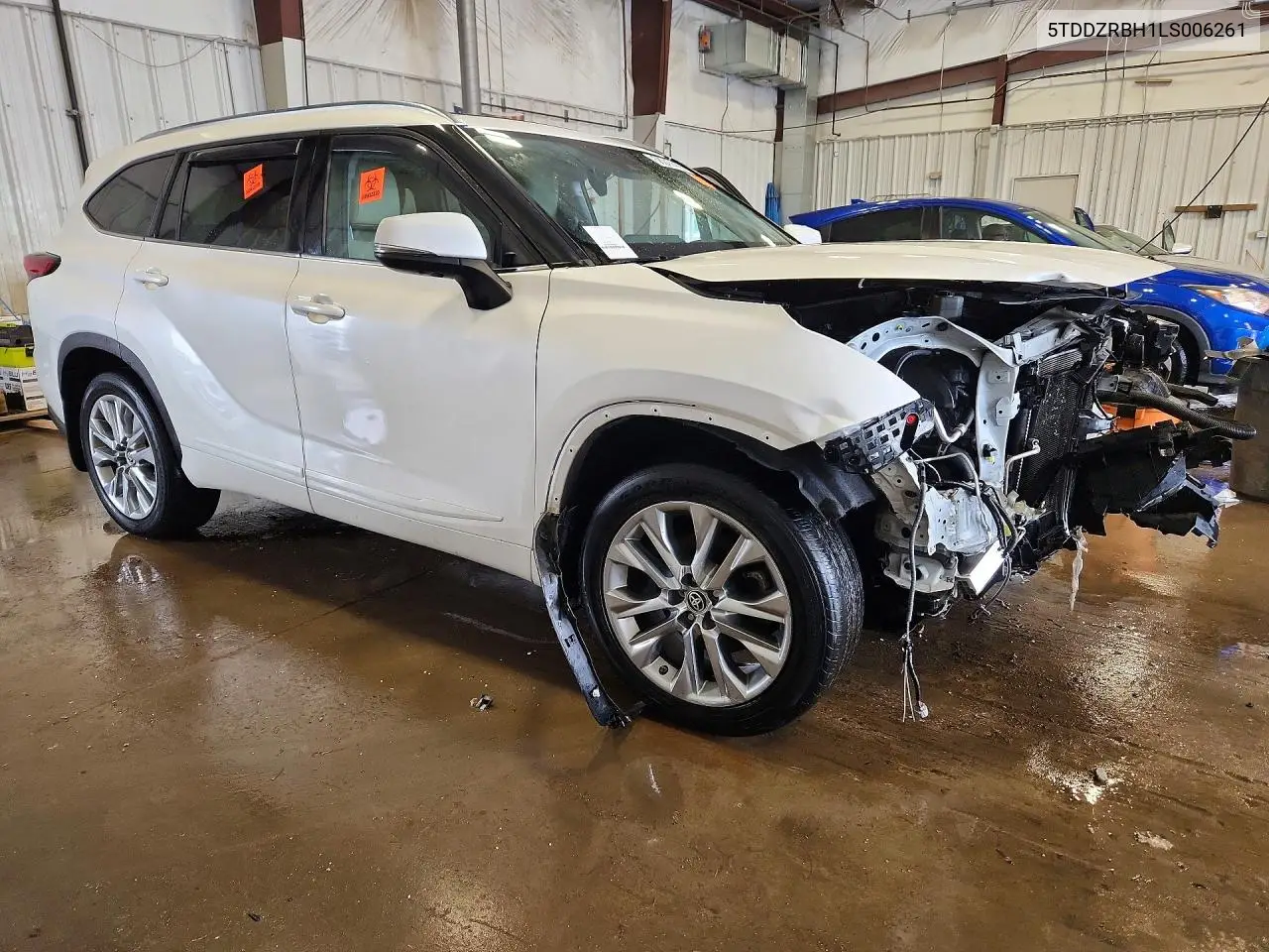 2020 Toyota Highlander Limited VIN: 5TDDZRBH1LS006261 Lot: 58247416