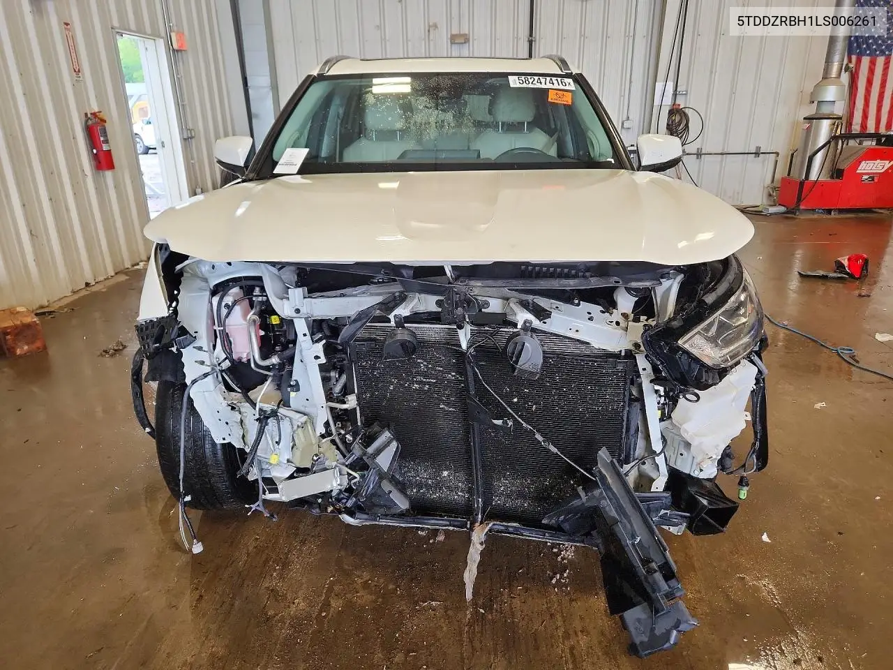 2020 Toyota Highlander Limited VIN: 5TDDZRBH1LS006261 Lot: 58247416
