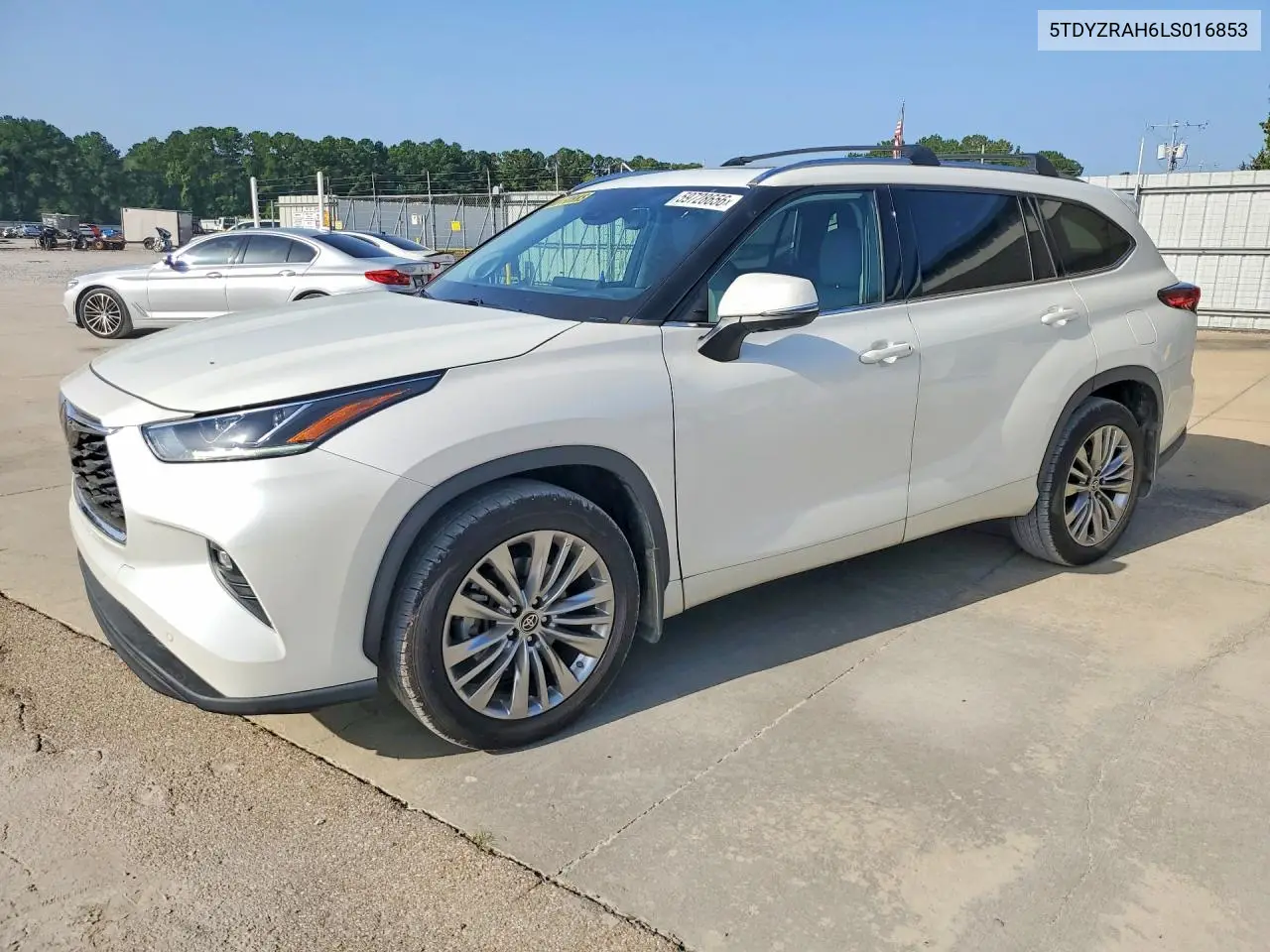 2020 Toyota Highlander Limited VIN: 5TDYZRAH6LS016853 Lot: 59728656