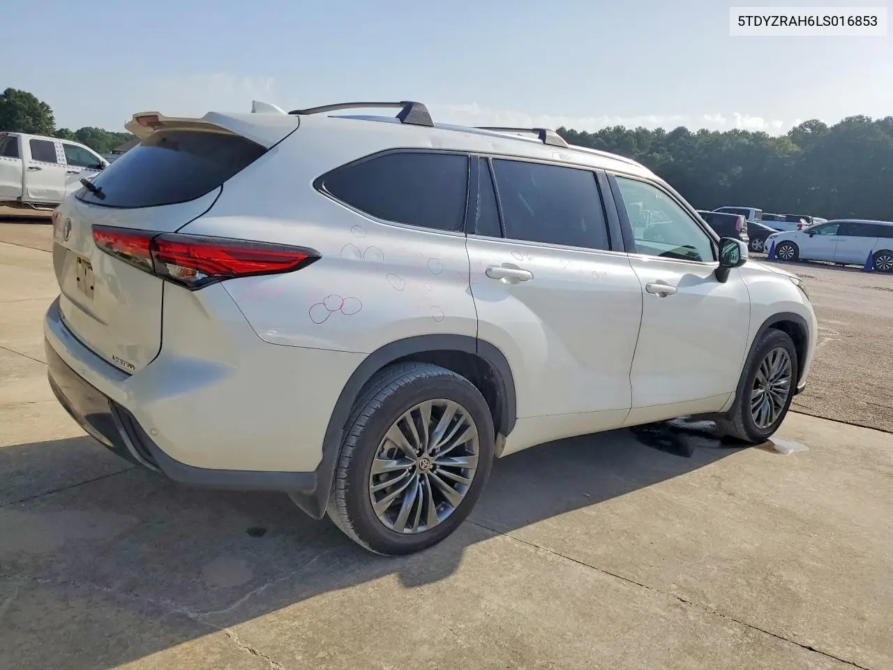 2020 Toyota Highlander Limited VIN: 5TDYZRAH6LS016853 Lot: 59728656