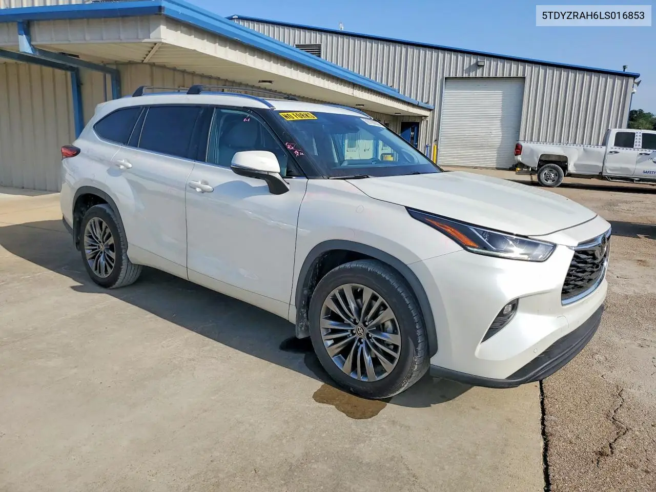 2020 Toyota Highlander Limited VIN: 5TDYZRAH6LS016853 Lot: 59728656