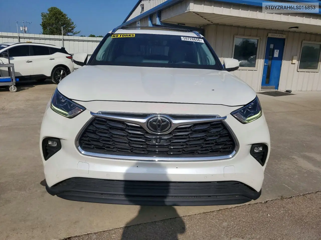 2020 Toyota Highlander Limited VIN: 5TDYZRAH6LS016853 Lot: 59728656