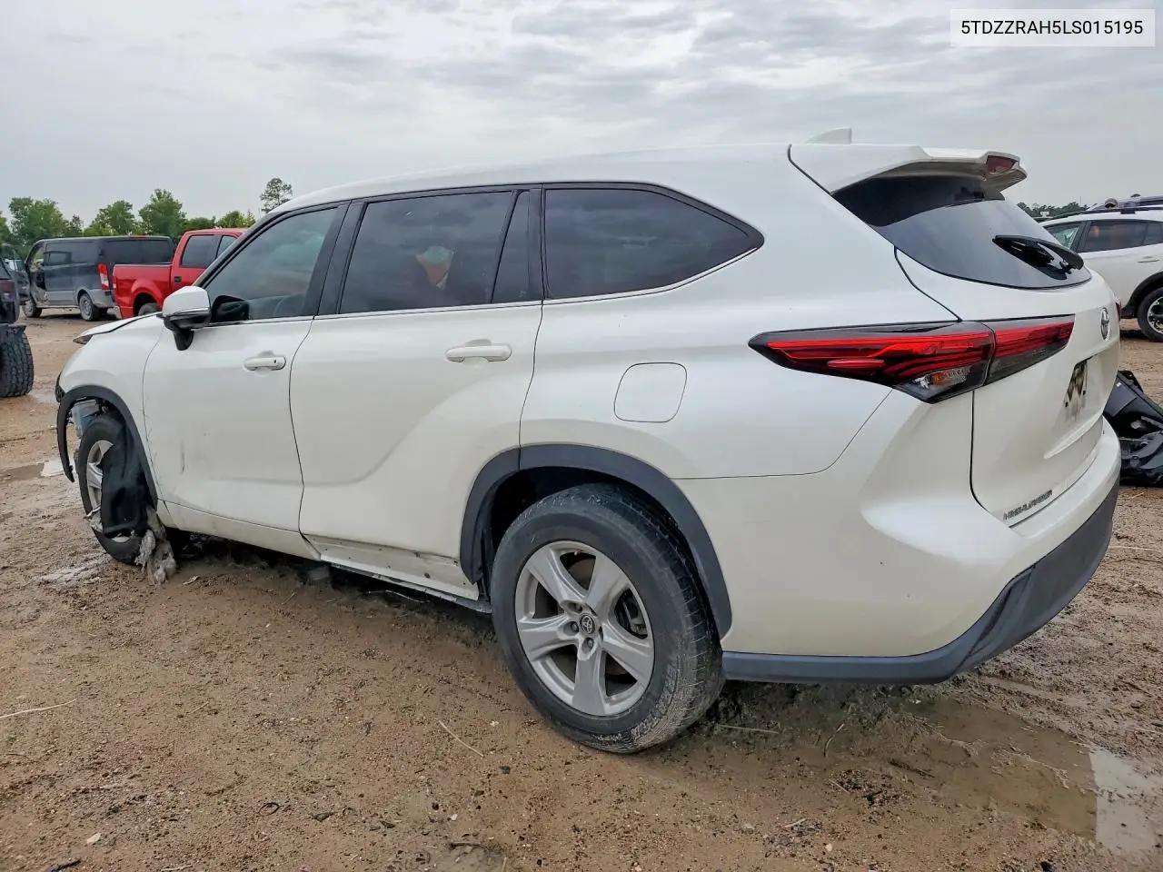 2020 Toyota Highlander Le VIN: 5TDZZRAH5LS015195 Lot: 60328596