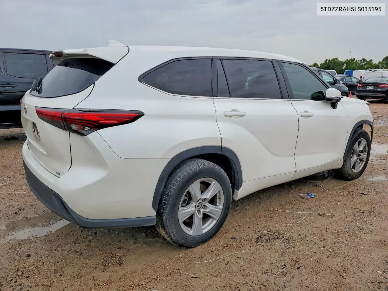 2020 Toyota Highlander Le VIN: 5TDZZRAH5LS015195 Lot: 60328596