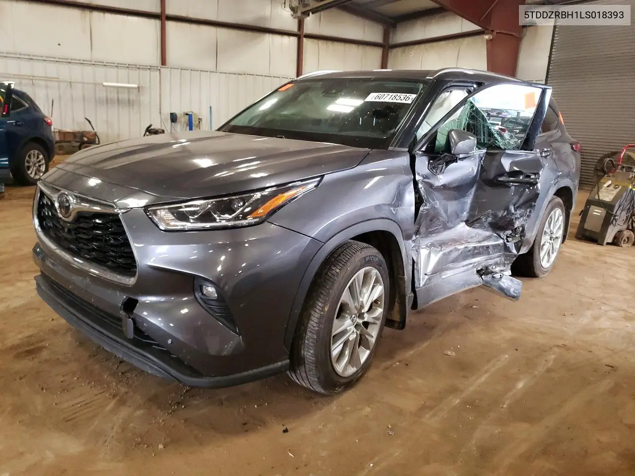2020 Toyota Highlander Limited VIN: 5TDDZRBH1LS018393 Lot: 60718536