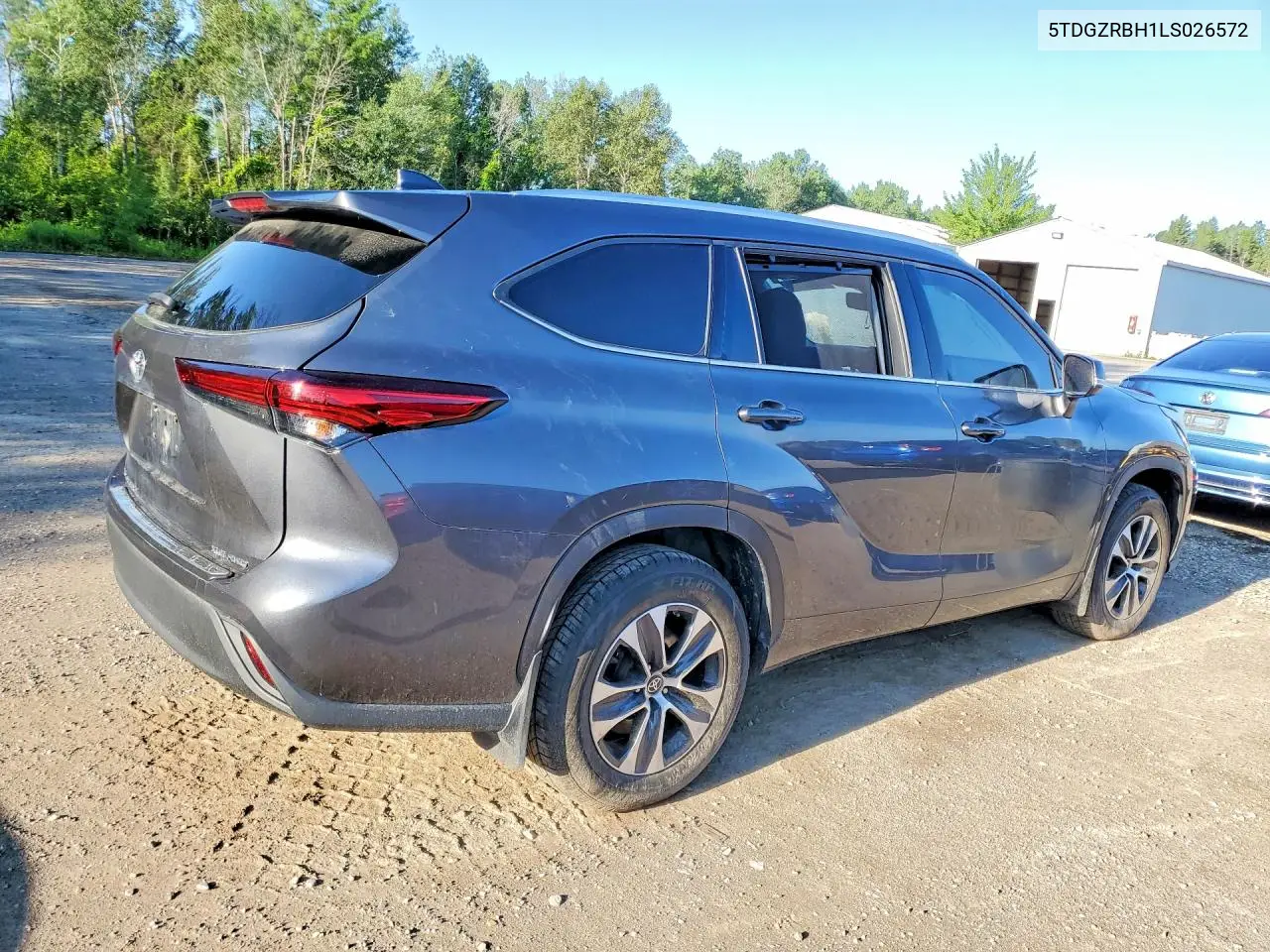 2020 Toyota Highlander Xle VIN: 5TDGZRBH1LS026572 Lot: 61002366