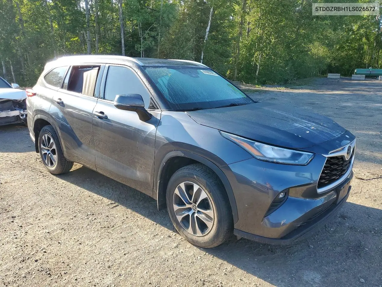 2020 Toyota Highlander Xle VIN: 5TDGZRBH1LS026572 Lot: 61002366