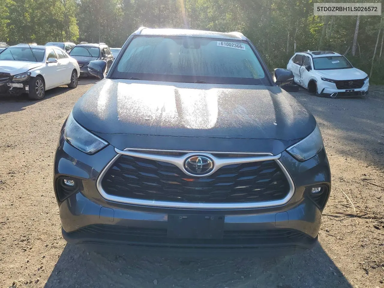 2020 Toyota Highlander Xle VIN: 5TDGZRBH1LS026572 Lot: 61002366