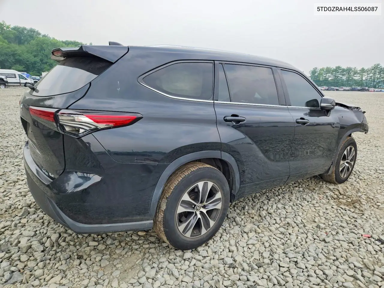 2020 Toyota Highlander Xle VIN: 5TDGZRAH4LS506087 Lot: 61590536