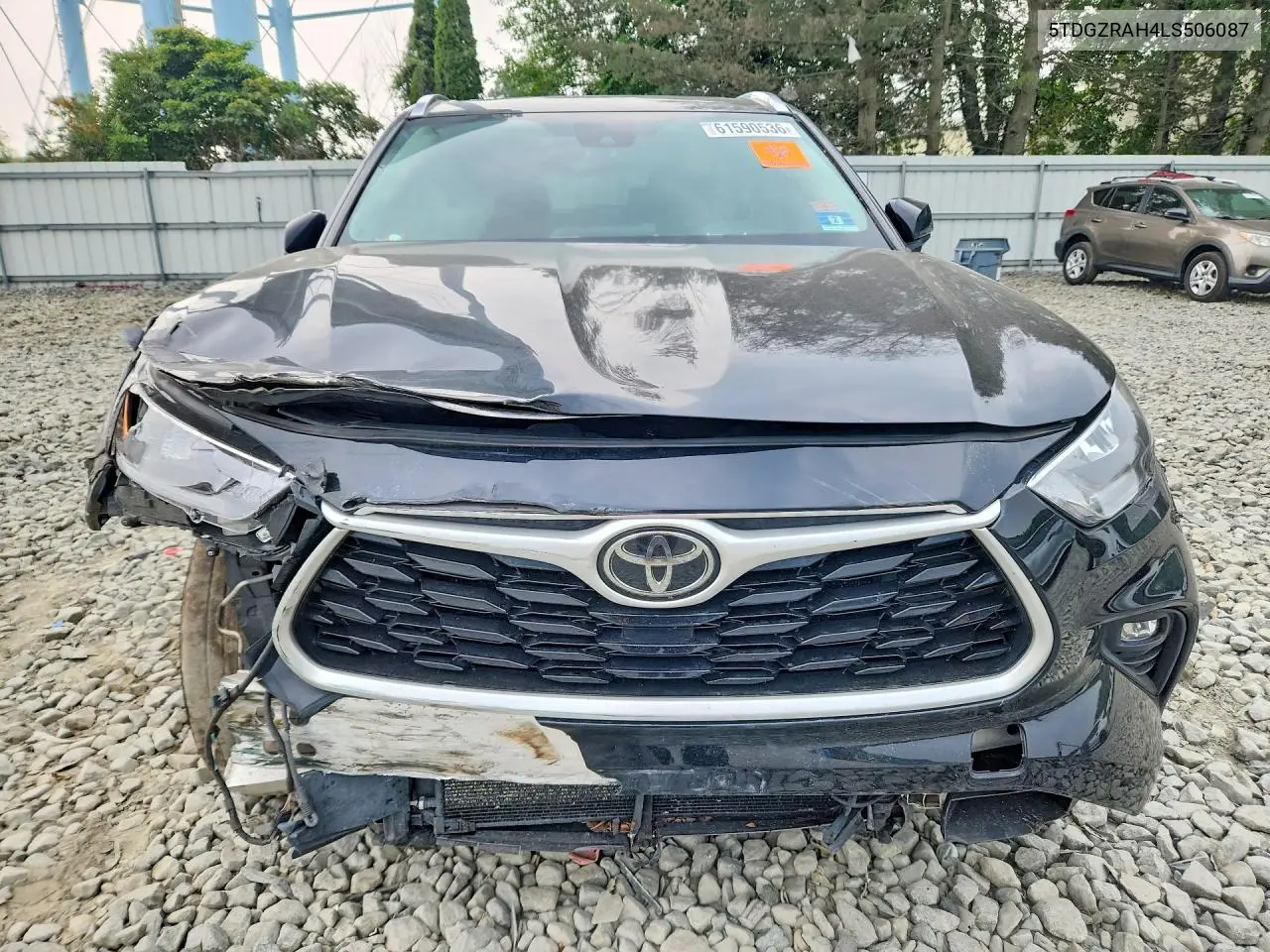 2020 Toyota Highlander Xle VIN: 5TDGZRAH4LS506087 Lot: 61590536