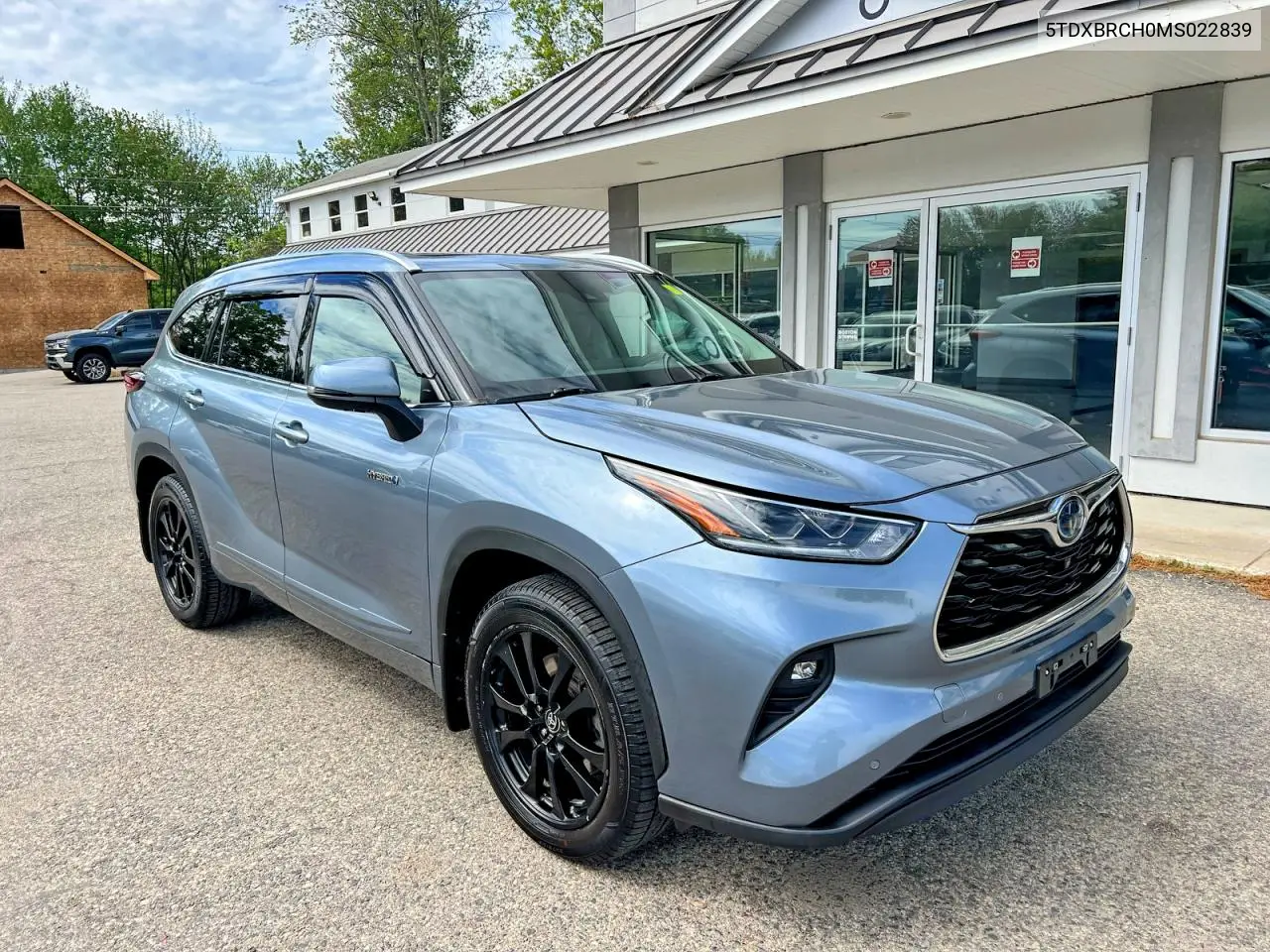 2021 Toyota Highlander Hybrid Limited VIN: 5TDXBRCH0MS022839 Lot: 55098656