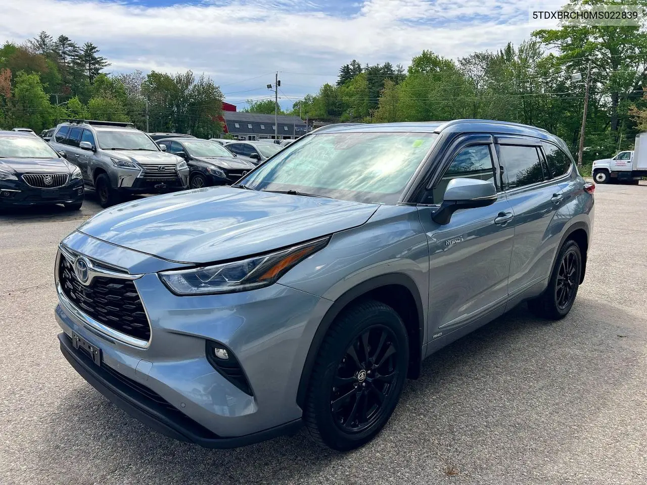 2021 Toyota Highlander Hybrid Limited VIN: 5TDXBRCH0MS022839 Lot: 55098656