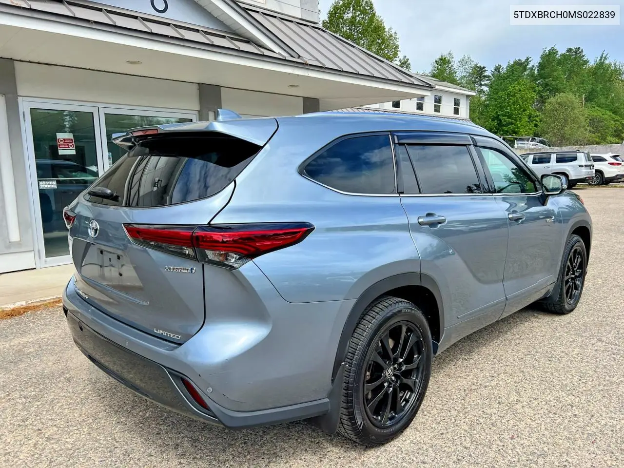 2021 Toyota Highlander Hybrid Limited VIN: 5TDXBRCH0MS022839 Lot: 55098656