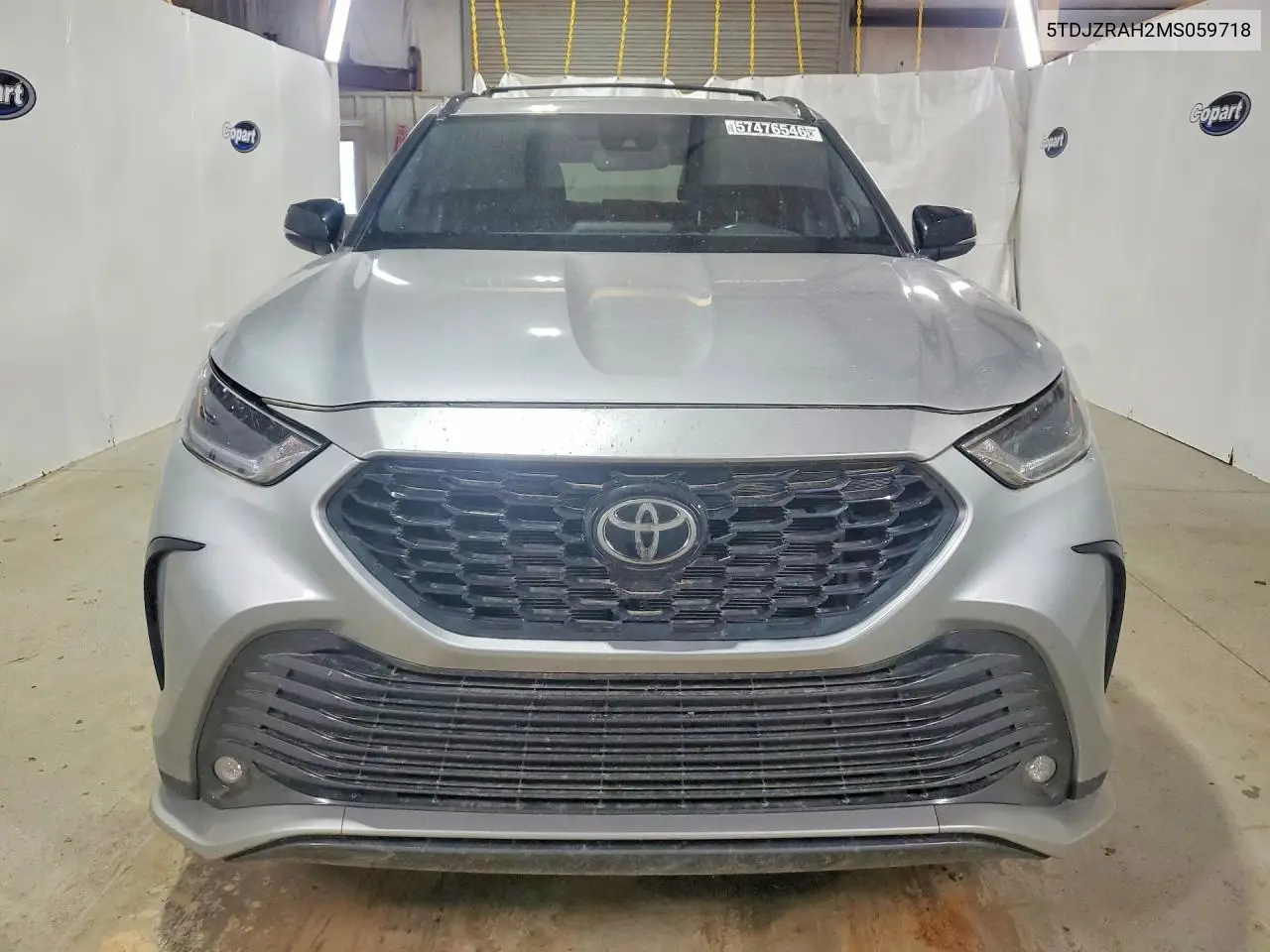 2021 Toyota Highlander Xse VIN: 5TDJZRAH2MS059718 Lot: 57476546