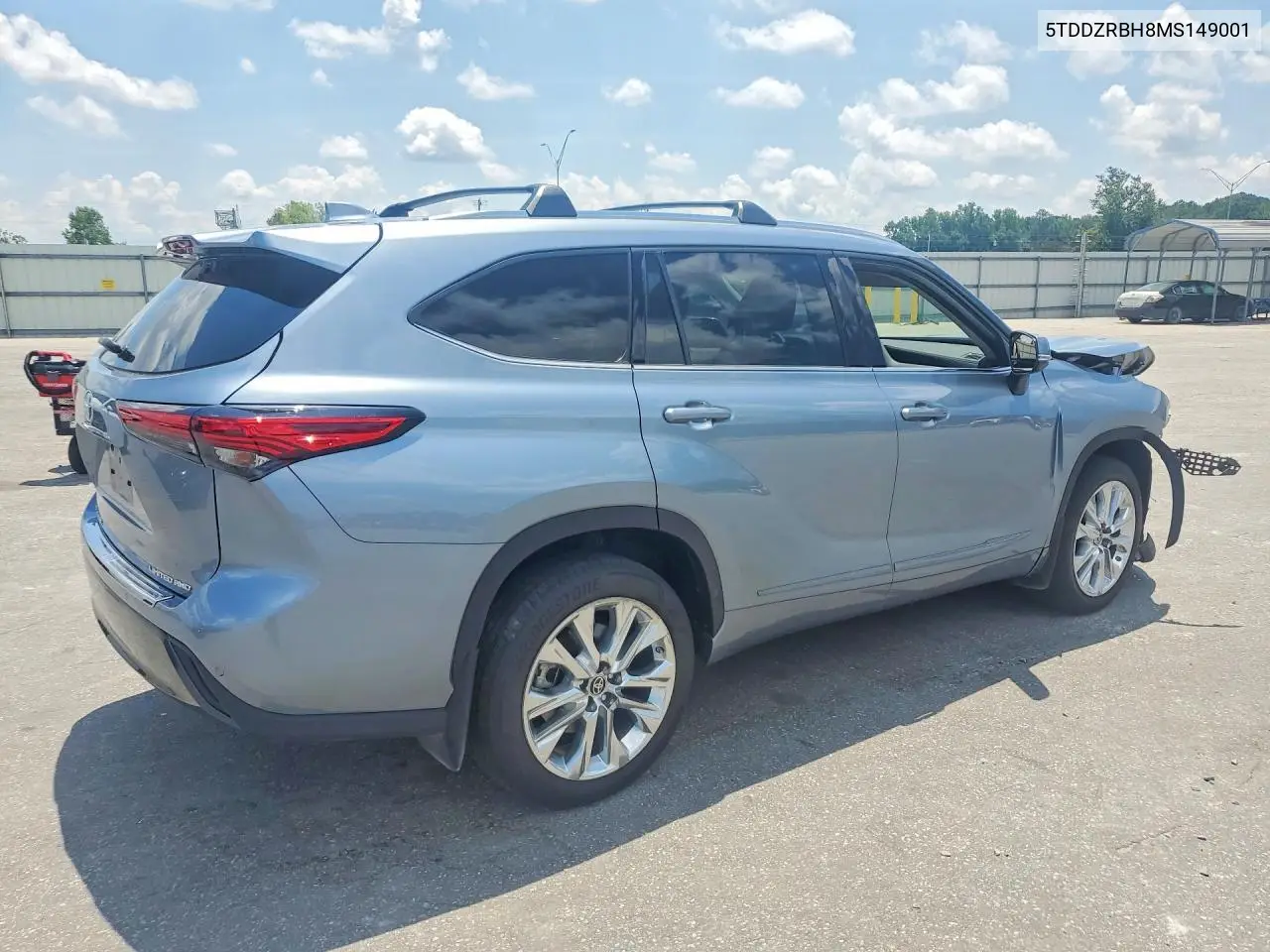 2021 Toyota Highlander Limited VIN: 5TDDZRBH8MS149001 Lot: 58106116