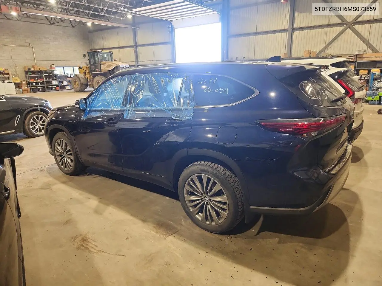 2021 Toyota Highlander Platinum VIN: 5TDFZRBH6MS073559 Lot: 59624596