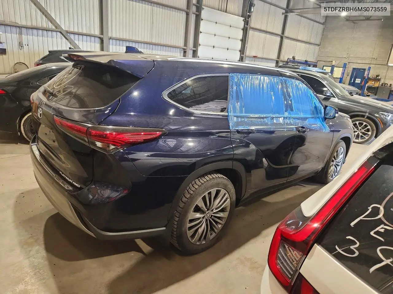 2021 Toyota Highlander Platinum VIN: 5TDFZRBH6MS073559 Lot: 59624596